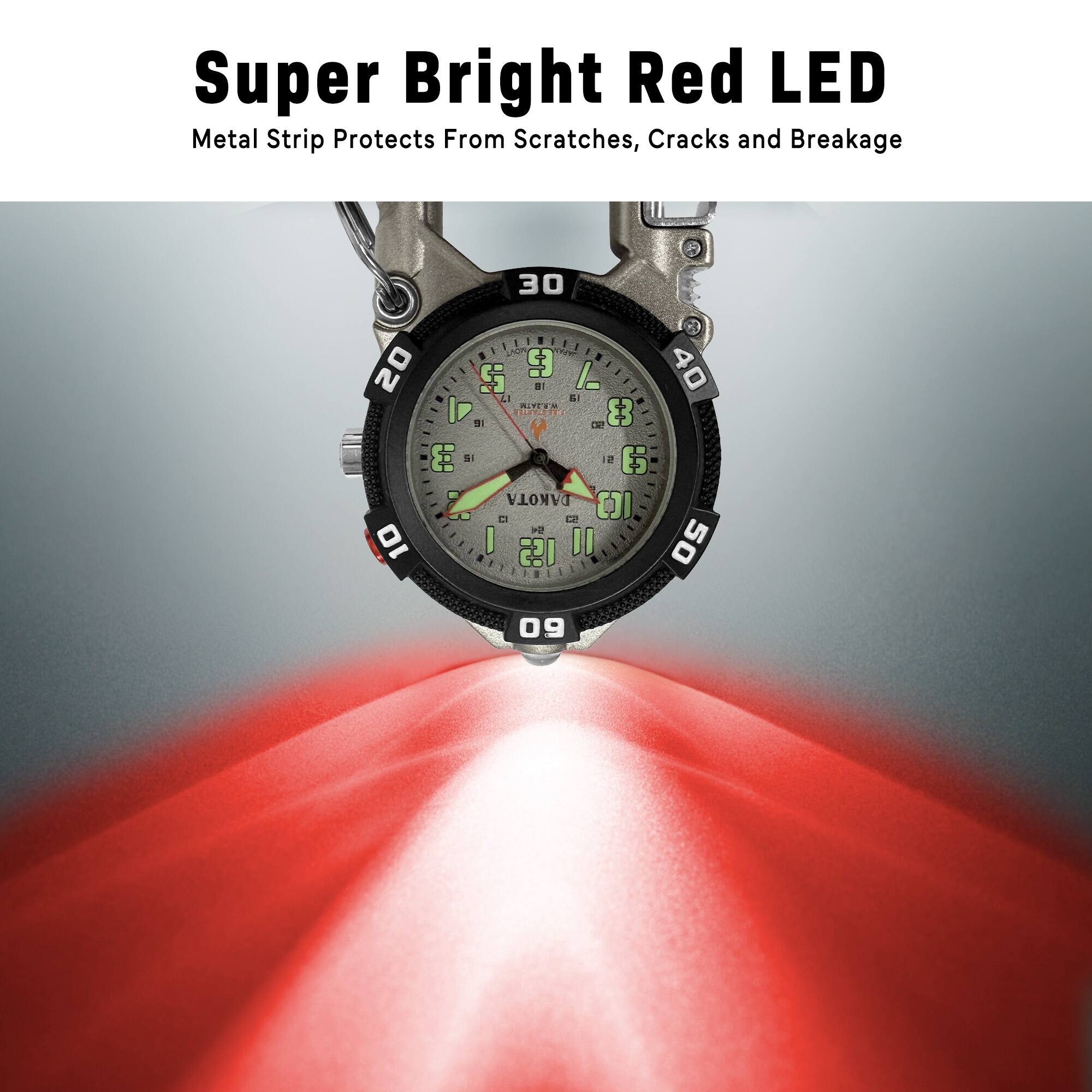 Super Bright Red LED Metal Strip Protects From Scratches, Cracks and Breakage