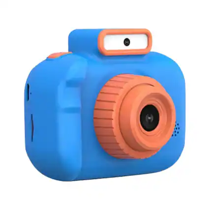 Front. Stock Preferred - Kids Camera HD Digital Video - Blue.