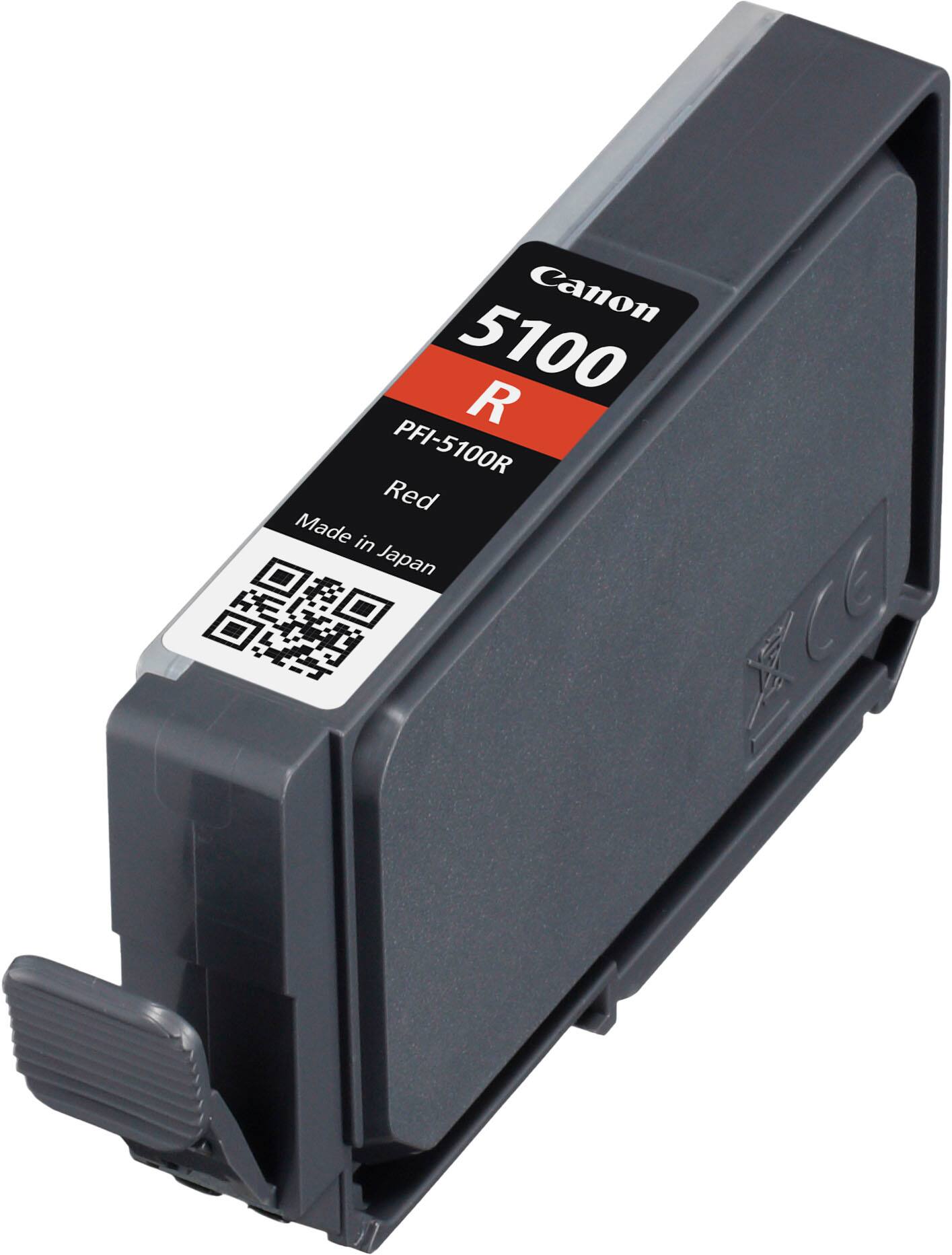 Canon - PFI-5100 AMR LUCIA PRO II Standard Capacity Ink Cartridge - Red