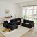 Alt View 1. Anysun - V-Shape Corduroy 5-Seat Modular Sectional Sofa - Deep-Seat Couch with 2 Ottomans, Pearl Piping, Tufted, No Assembly - Black.