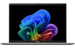 ASUS - Vivobook 14 14" FHD Laptop - Copilot+ PC - AMD Ryzen AI 7 350 with 16GB Memory - 512GB SSD - Platinum Gold - Front_Zoom