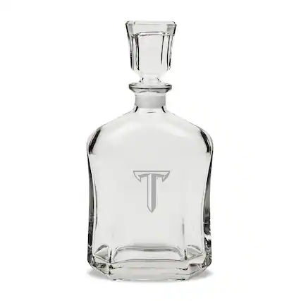 Front. Jardine - Troy University Trojans 23.75oz. Crystal Whisky Decanter - Multicolor.