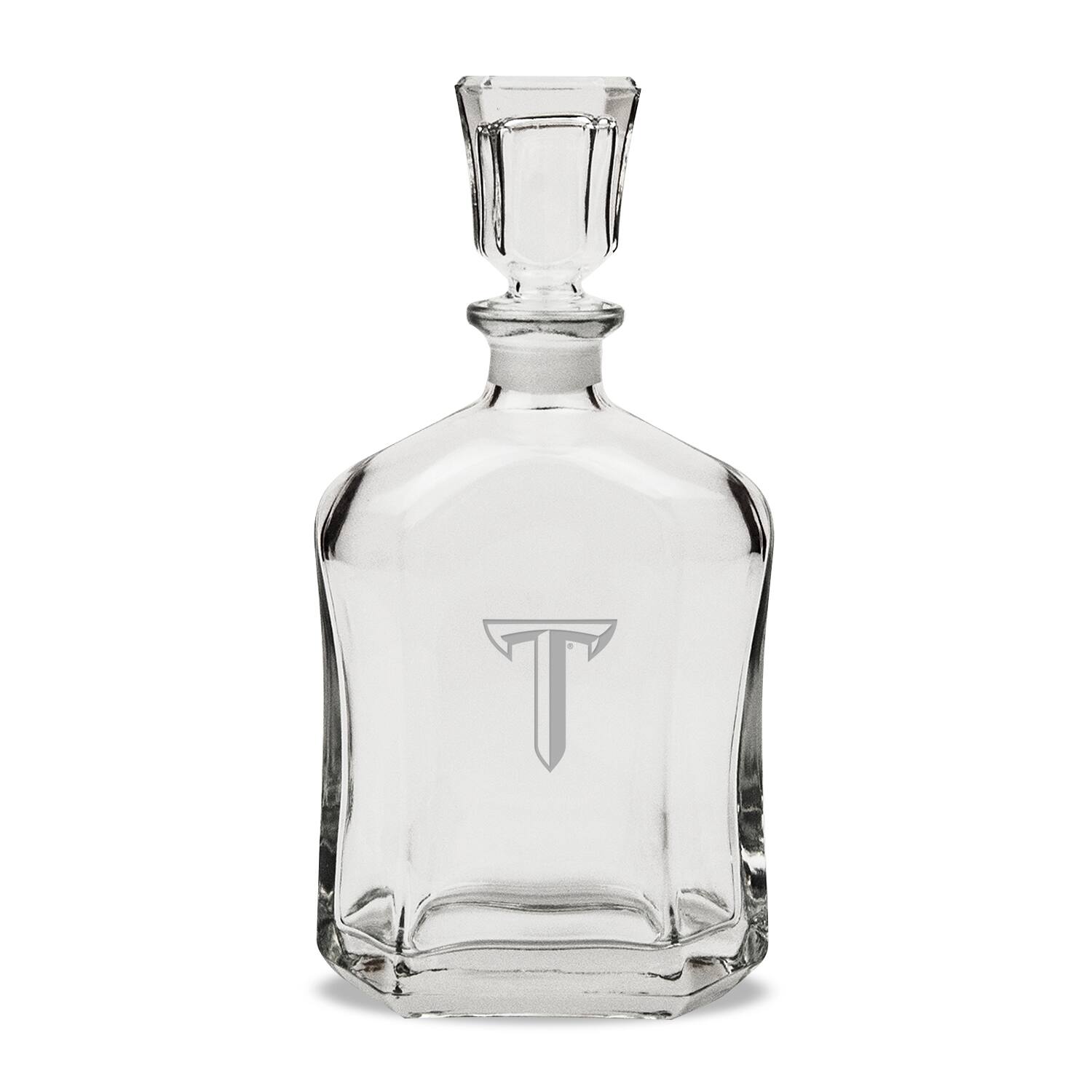 Front. Jardine - Troy University Trojans 23.75oz. Crystal Whisky Decanter - Multicolor.