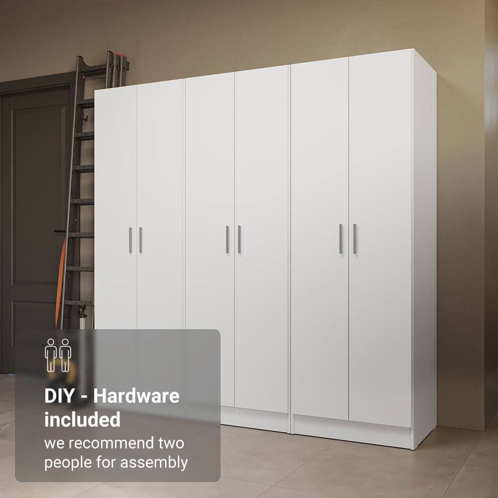 DIY - Hardware included  
we recommend two people for assembly