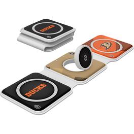 Keyscaper - Anaheim Ducks 3-in-1 Foldable Charger - White