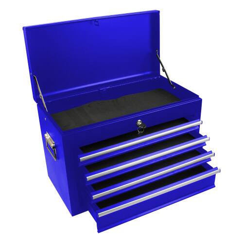 Alt View 5. LOVMOR - Tool Cabinet on Wheels 6-Drawer Lockable Rolling Tool Chest with 4 Universal Wheels 2 in 1 Detachable Tool Box Storage O.