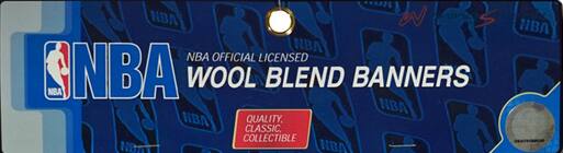 NBA  
NBA OFFICIAL LICENSED  
WOOL BLEND BANNERS  

QUALITY, CLASSIC, COLLECTIBLE