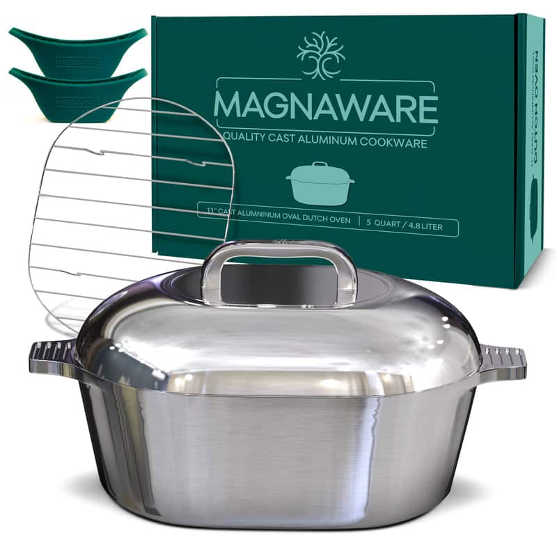Magnaware - Oval Dutch Oven with Lid - 5 Quart (11 Inch) - Aluminum price history on PriceWatchPro