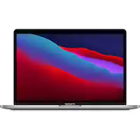 Apple - MacBook Pro 13" (2021) Refurbished 2560 x 1600 - M1 8 Core CPU with 8GB Memory - 8 Core GPU - 256GB SSD - Space Gray - Front_Zoom