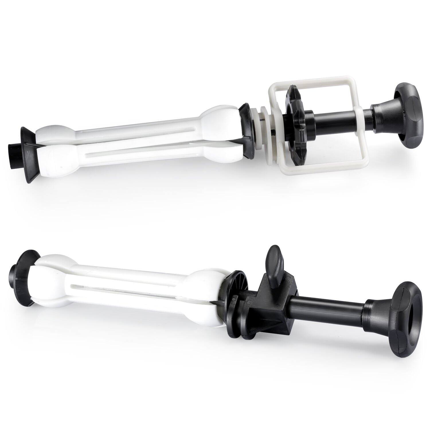 Alt View 2. Neewer - 4-Roller Manual Wall Mount Background Support System, 22lb Load/Roller, Full Kit.