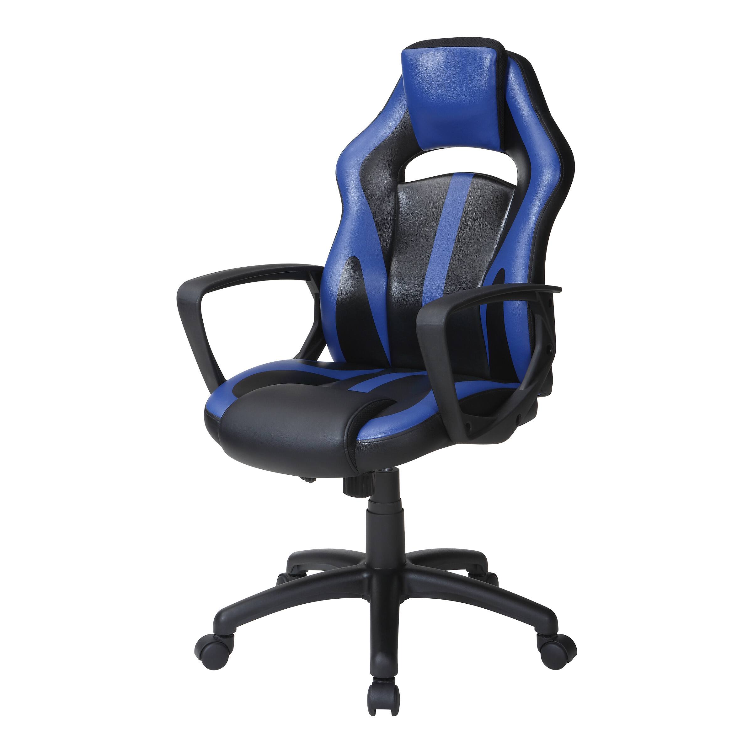 Left. OSP Home Furnishings - Influx Gaming Chair - Blue.