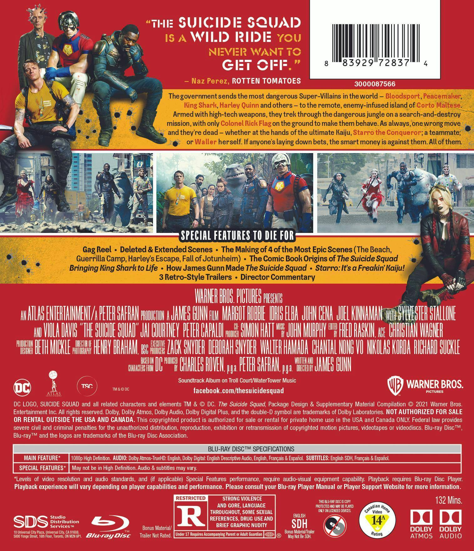 Back. The Suicide Squad [Blu-ray].