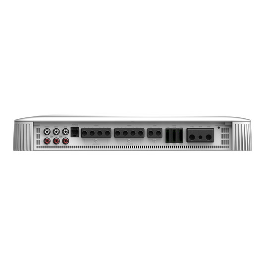 Angle. Infinity - INFINITY MARINE M7005A System marine amplifier 50 watts RMS x 4 at 4 ohms + 500 watts RMS x 1 at 2 ohms - Black.