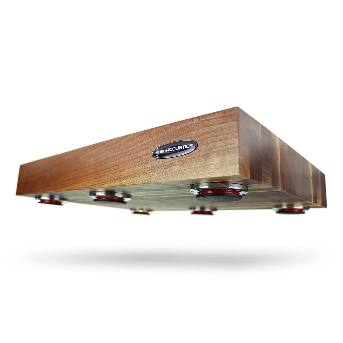 IsoAcoustics - Delos 22" x 16" Turntable Isolation Platform - Walnut