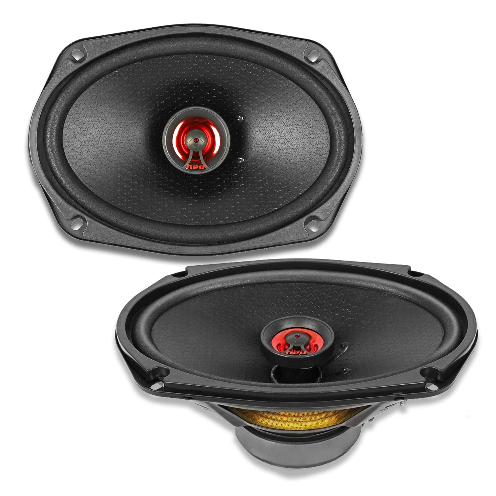 Cerwin Vega - H692 - HED 2025 Edition 6"x 9” 2-Way Coaxial Full Range Speaker Set - Black and Red