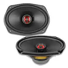 Front. Cerwin Vega - Cerwin Vega H692 - HED 2025 Edition 6"x 9” 2-Way Coaxial Full Range Speaker Set - Black and Red.