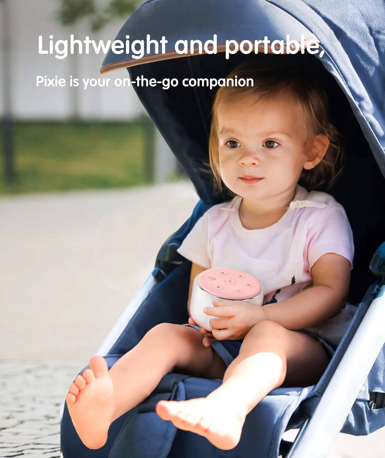 Lightweight and portable, Pixie is your on-the-go companion