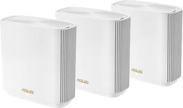 ASUS - Refurbished Excellent - Zen WiFi Home Mesh WiFi 6E System - AXE7800, 3-Pack, White
