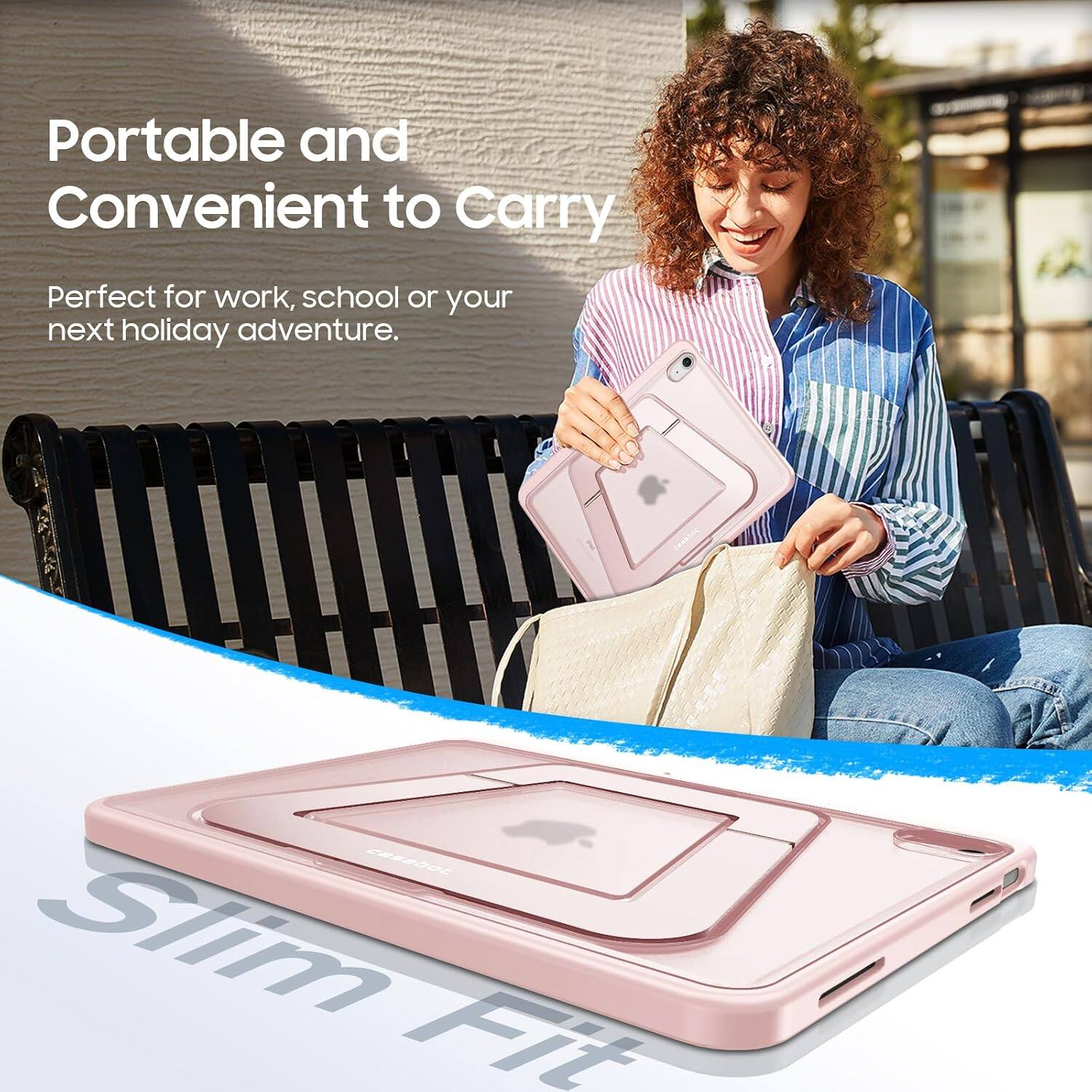 Portable and Convenient to Carry  
Perfect for work, school or your next holiday adventure.  
Slim Fit