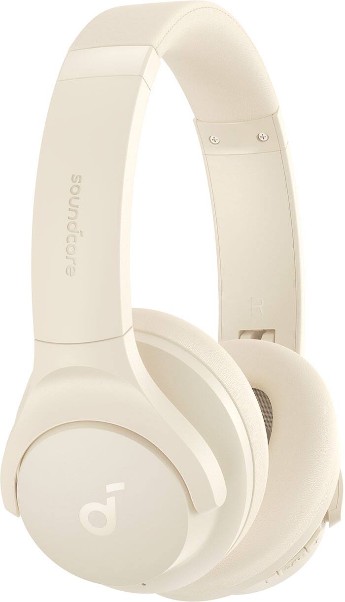 Alt View 6. Anker - Anker Soundcore Q20i Plus Over-the-Ear Bluetooth Wireless & Wired Headphones - White.