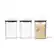 Alt View 12. OXO - GG 3-PC Small Square Short Pop Container Set - Clear.