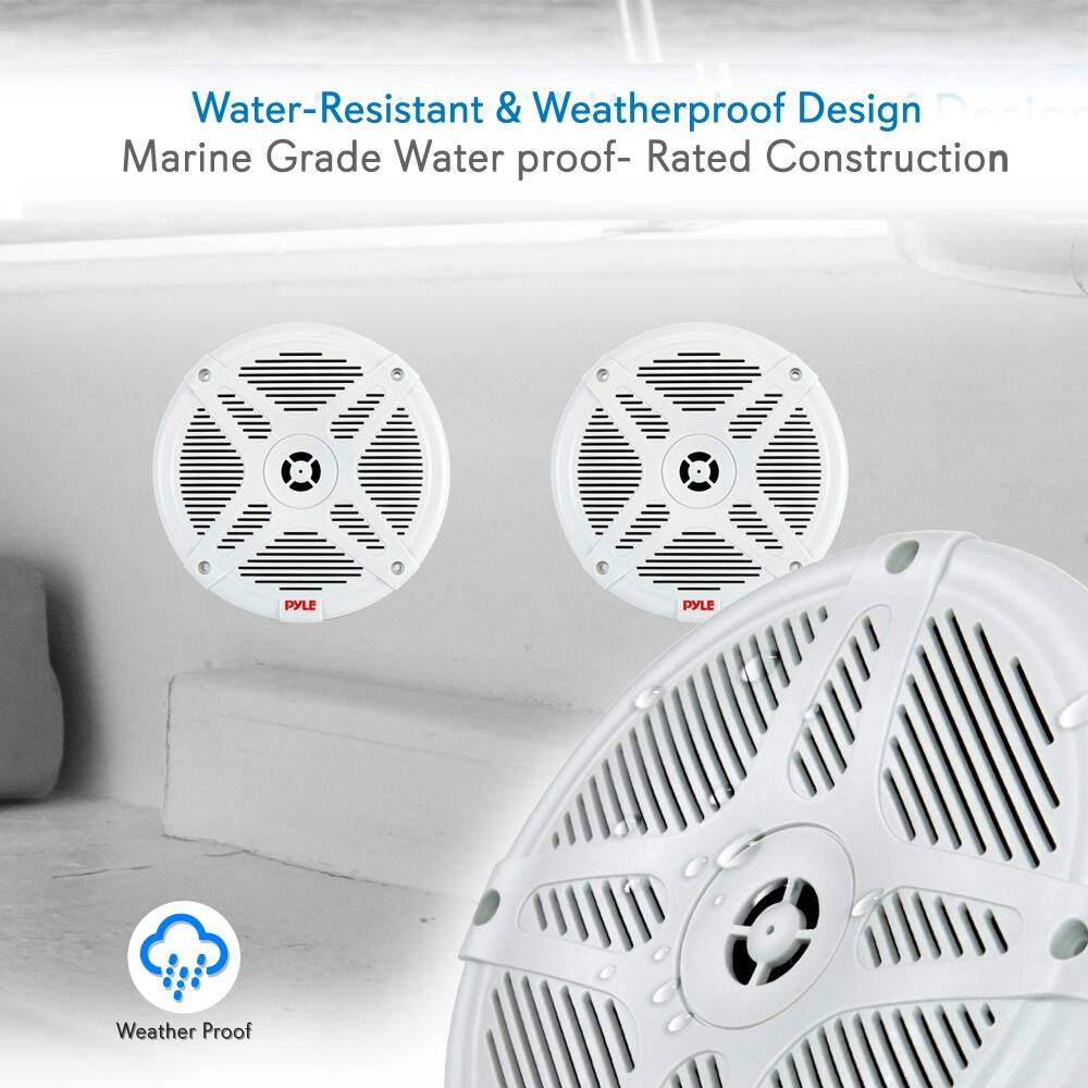 Water-Resistant & Weatherproof Design  
Marine Grade Water Proof-Rated Construction  

Weather Proof