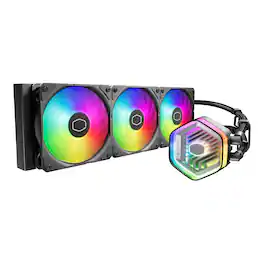 Cooler Master - MLX-D36M-A25PZ-R1 360 Atmos High Performance Close-Loop AIO Liquid Cooler - Black