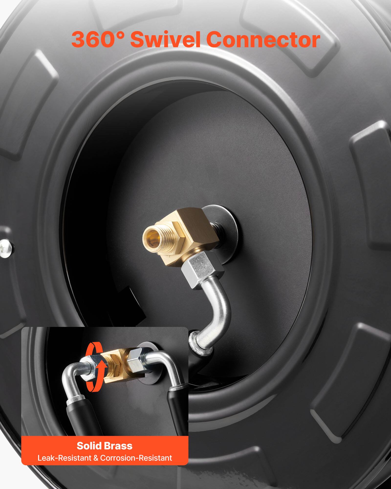 360° Swivel Connector

Solid Brass
Leak-Resistant & Corrosion-Resistant