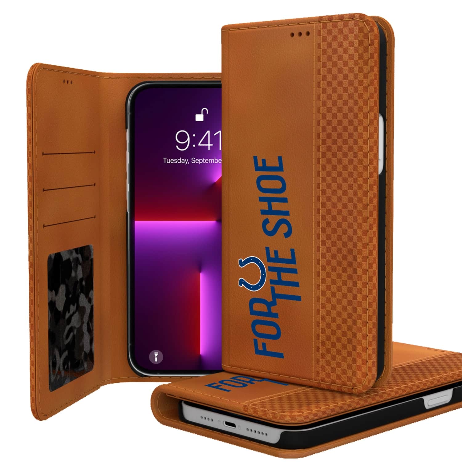 Keyscaper - NFL - Indianapolis Colts iPhone Folio Case - 12 mini/13 mini - Brown price history on PriceWatchPro