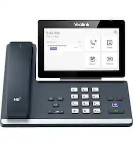 Yealink - IP Phone - Corded - Bluetooth, Wi-Fi - Wall Mountable, Desktop - 7" LCD - 2 x Network (RJ-45) - Classic Gray