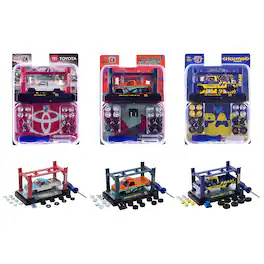 Model Kit 3 piece Car Set Release #88 Limited Edition to 4800 pieces Worldwide 1/64 Diecast Models by M2 Machines