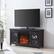 Left Zoom. Camden&Wells - Portland Log Fireplace TV Stand for Most TVs up to 55" - Obsidian.