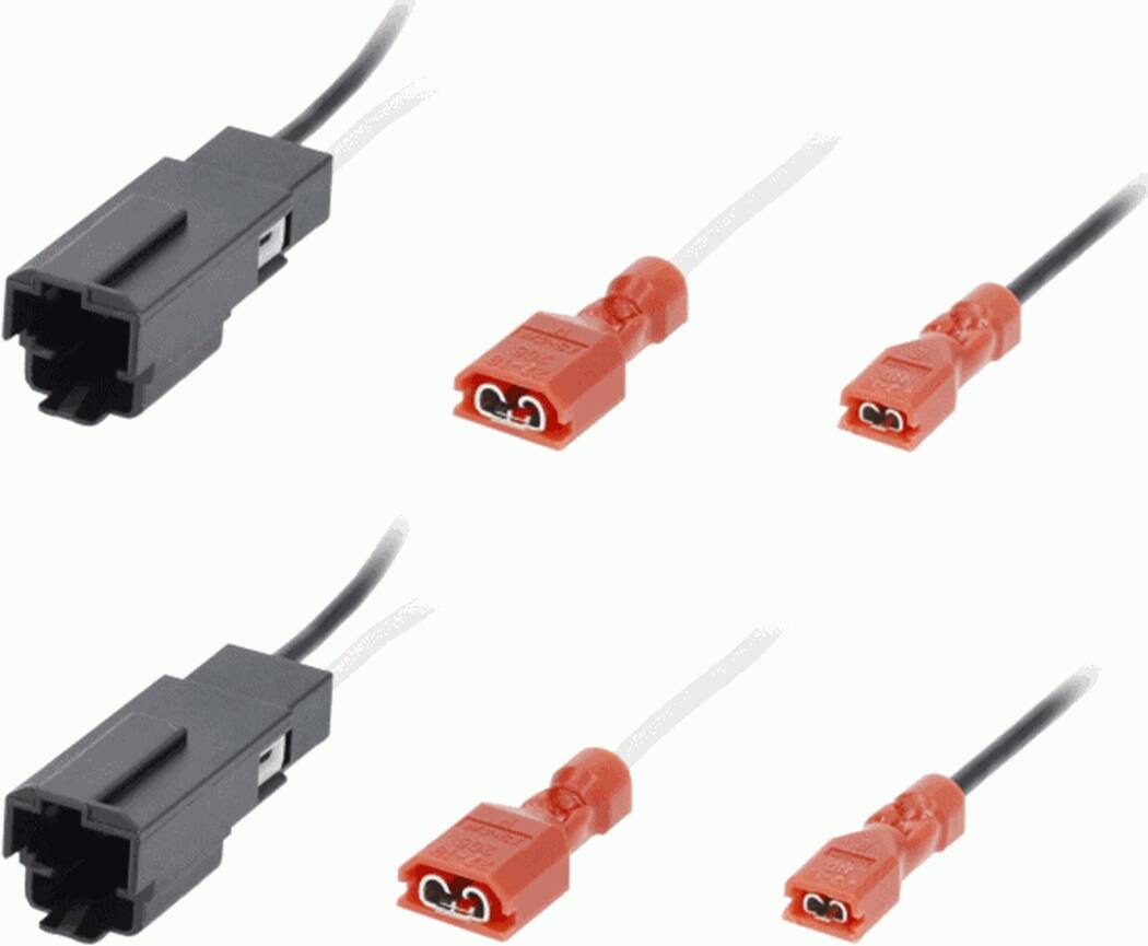 Left. Metra - Tweeter Harness for Select 2013-2023 Ford and Lincoln Vehicles (2-Pack) - Multi.