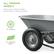 ALL-TERRAIN WHEELS
Heavy-duty wheels provide a smooth ride on various surfaces
14" WHEELS
ALL TERRAIN TREAD