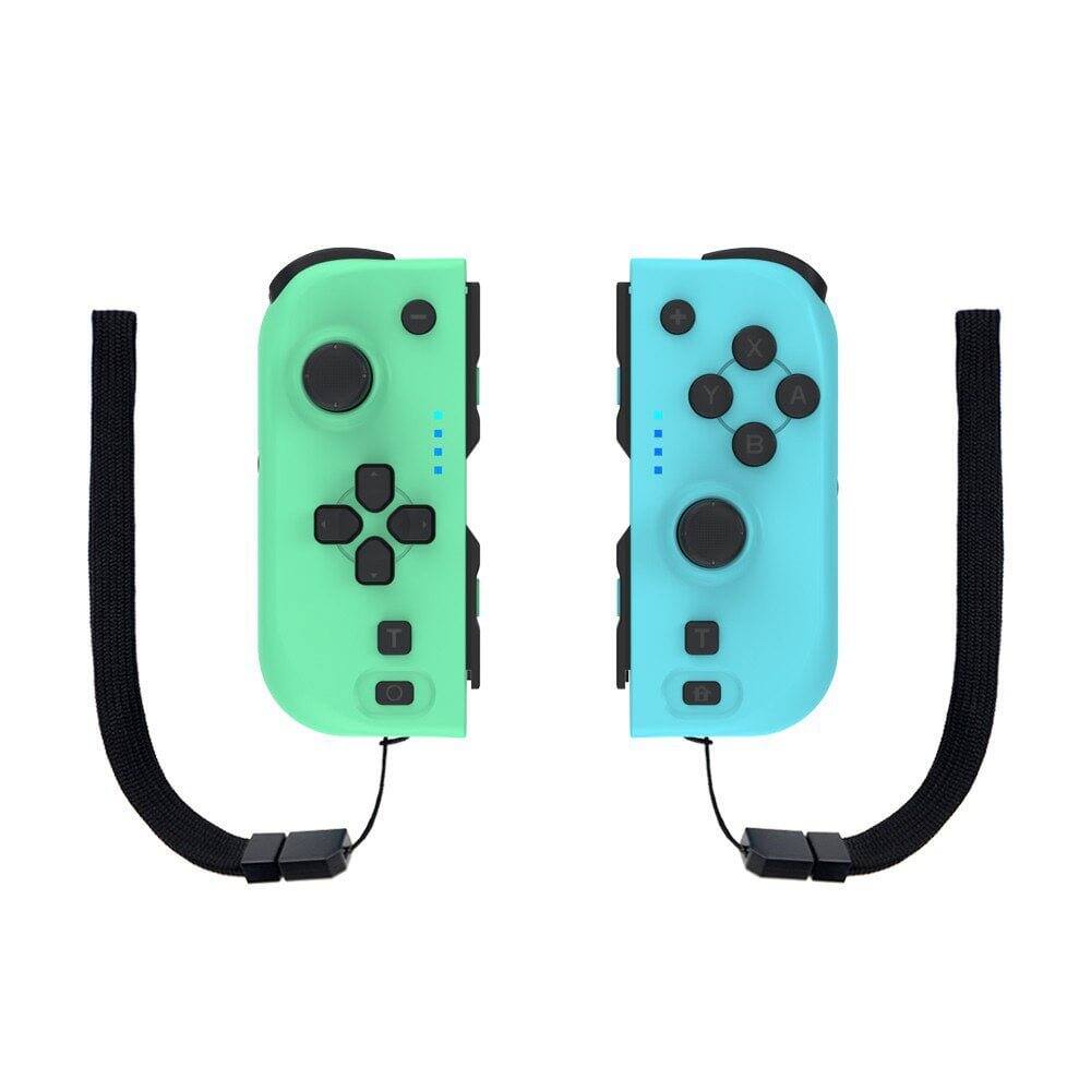 Angle. Dobe - TNS-0163 GREEN&BLUE N-Switch JOY-PAD, Support Bluetooth and Switch Host Platform Wireless Connection, Bluetooth 5.0 - GREEN&BLUE.