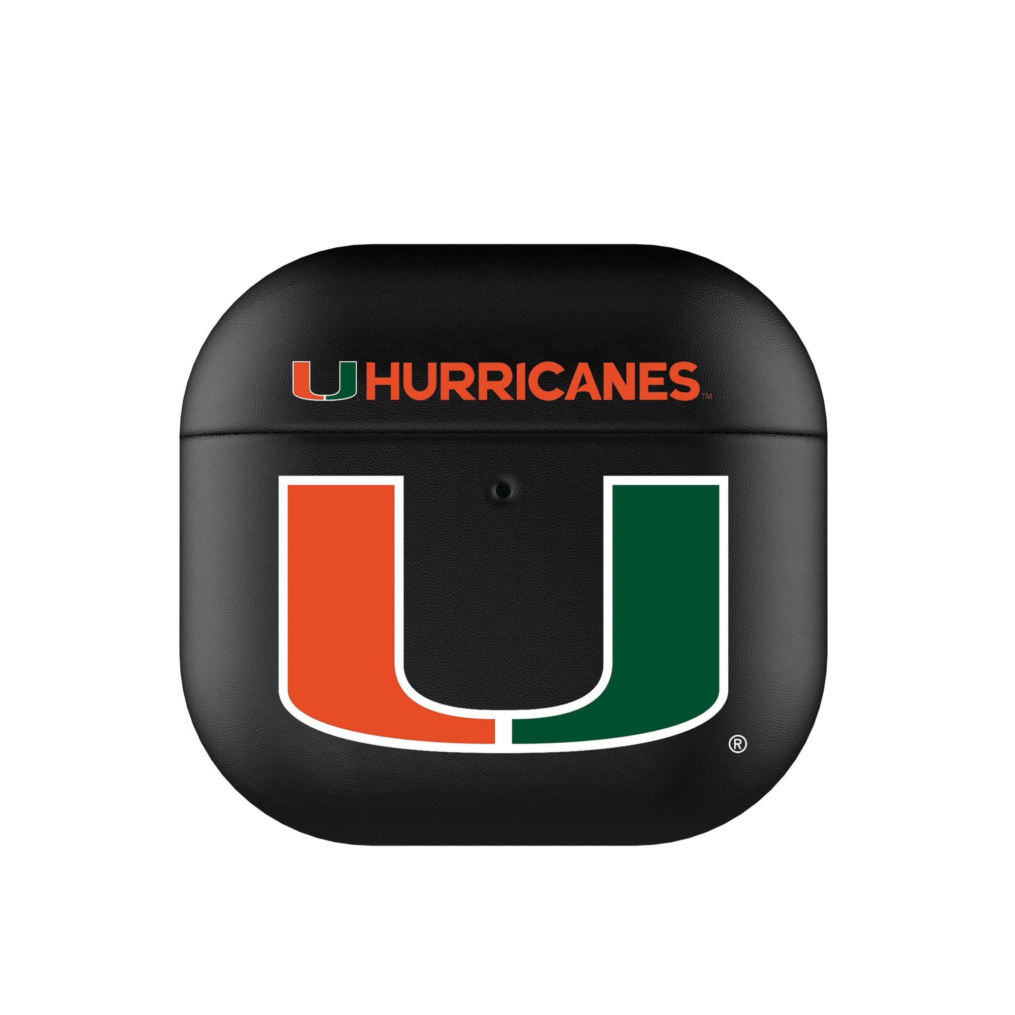 Keyscaper - Miami Hurricanes Miami Hurricanes Insignia AirPods 4th Generation Case Cover - No Size - Black