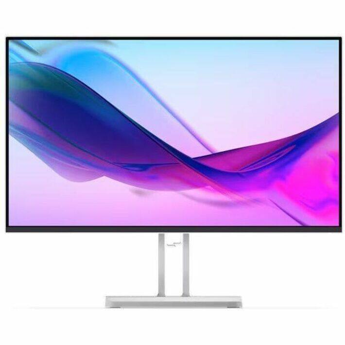 Alt View 2. Lenovo - Lenovo 24" Class Full HD LED Monitor - 16:9 - Cloud Gray - 23.8" Viewable - In-plane Switching (IPS) Technology - WLED - Dark Charcoal Gray.