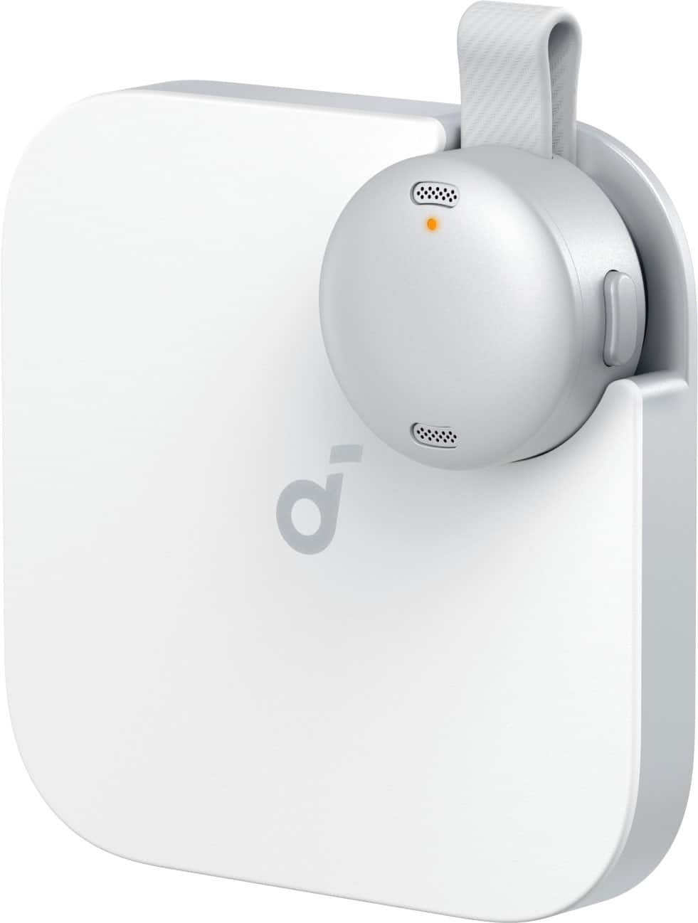 Soundcore - Work, Portable AI Voice Recorder, Note Taker, Transcription, & Summarization, 6-Month Pro at No Charge, 8GB (No Display) - White