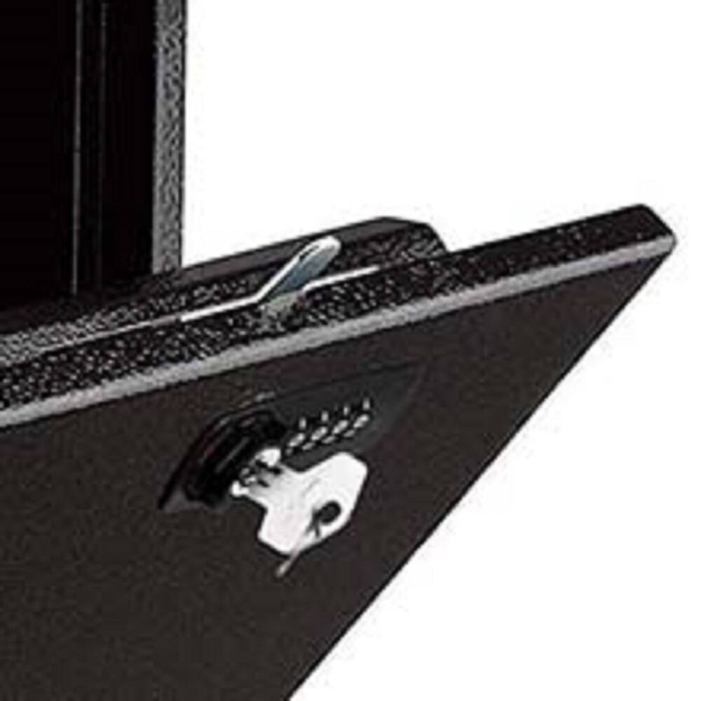 Alt View 7. AdirOffice - Drop Box Medium Steel Wall-Mounted Drop Box Mailbox with Combination Lock - Black.