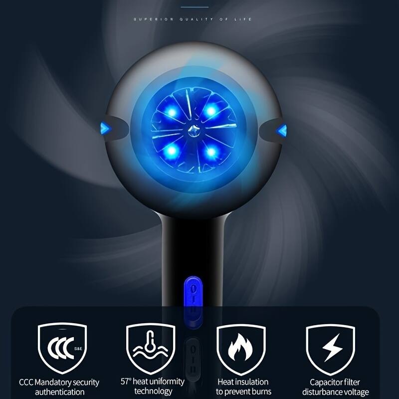 Sure, here is the corrected and grouped text from the image:

---

**SUPERIOR QUALITY OF LIFE**

- CCC Mandatory security authentication
- 57° heat uniformity technology
- Heat insulation to prevent burns
- Capacitor filter disturbance voltage

---