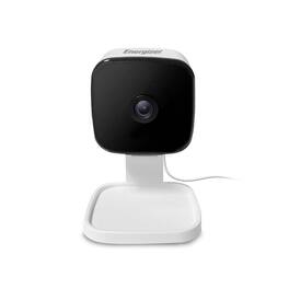 Energizer - Smart 2K QHD Wired Indoor Security Camera with Night Vision & 2-Way Audio - White