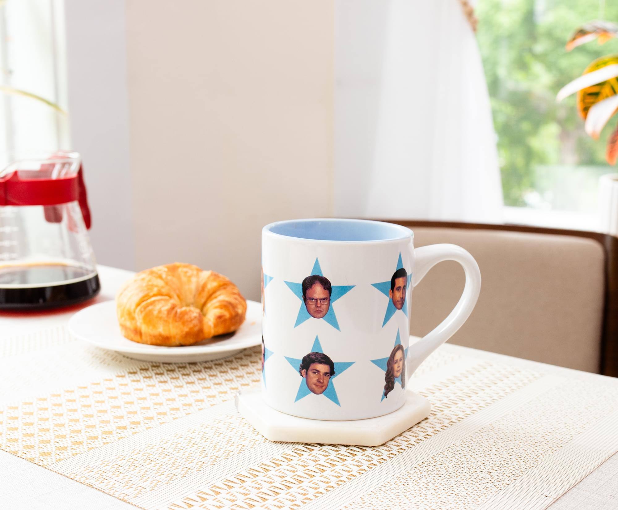 Alt View 5. Silver Buffalo - The Office Cast Stars Ceramic Mug | Holds 14 Ounces - White.