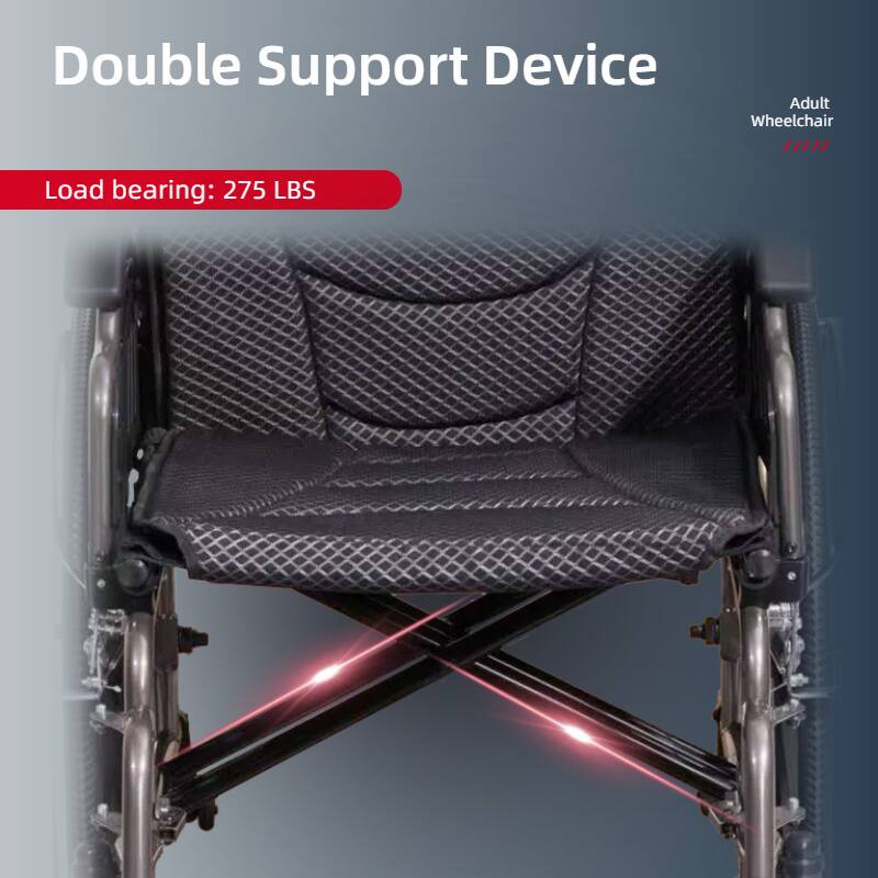 Double Support Device  
Adult Wheelchair  

Load bearing: 275 LBS