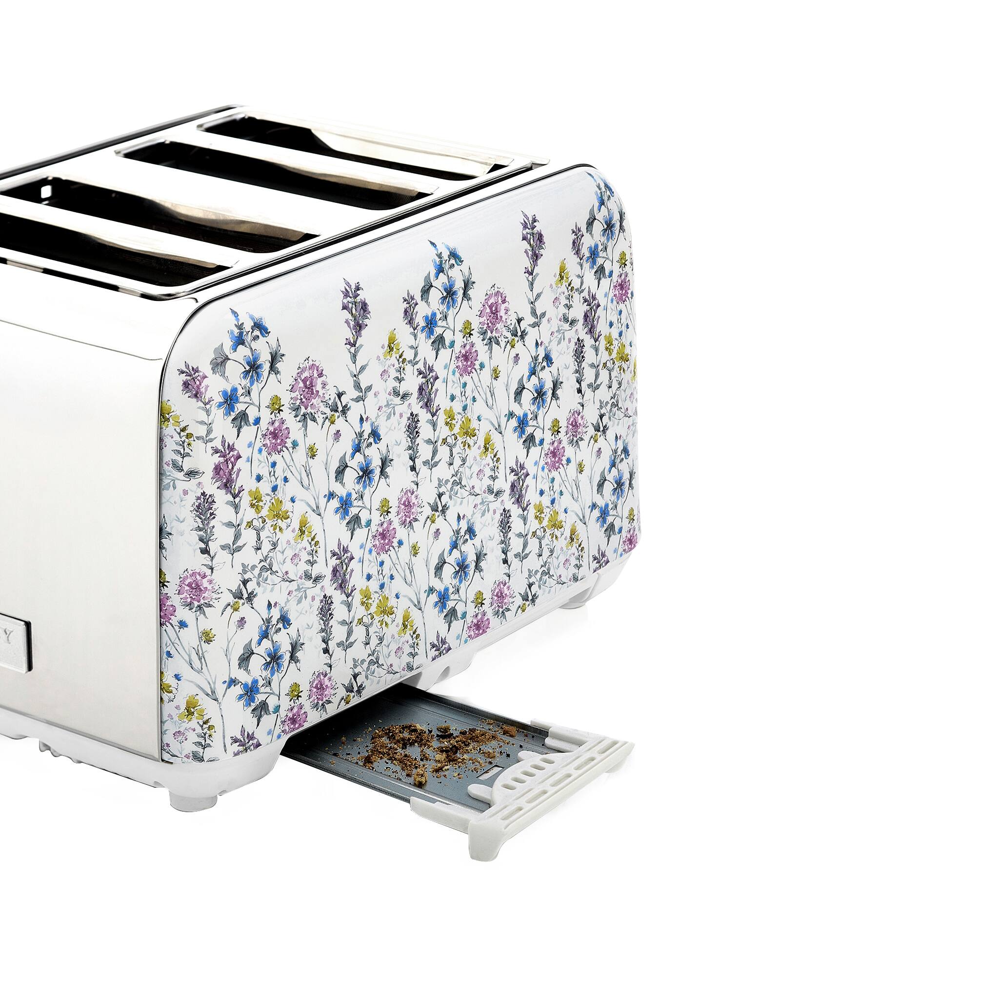 Alt View 4. Laura Ashley - 4-Slice Toaster - Wild Meadow.