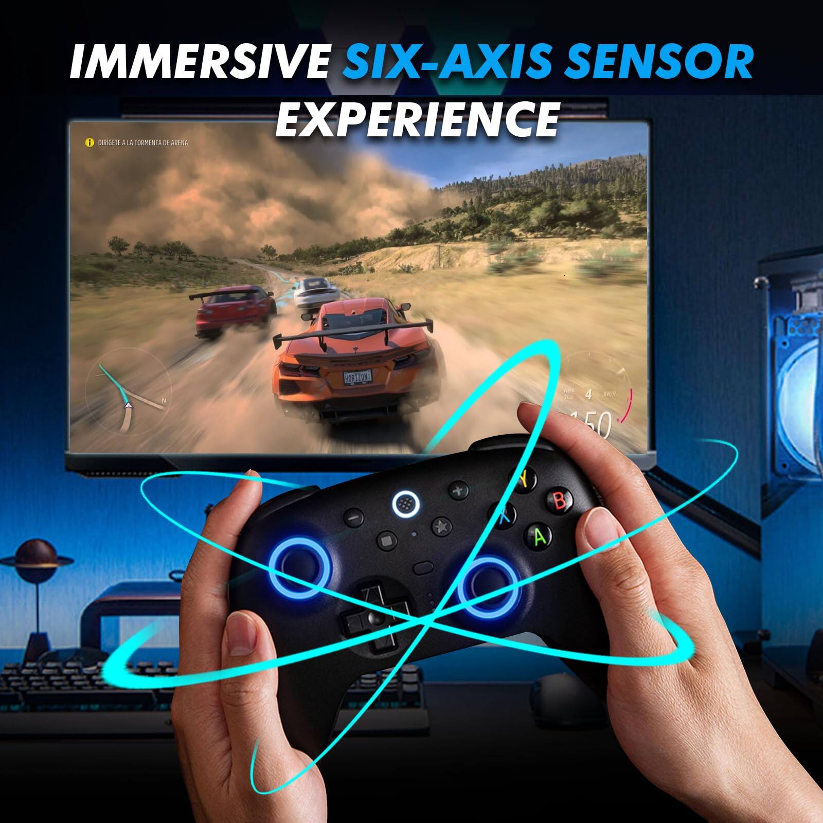 IMMERSIVE SIX-AXIS SENSOR EXPERIENCE