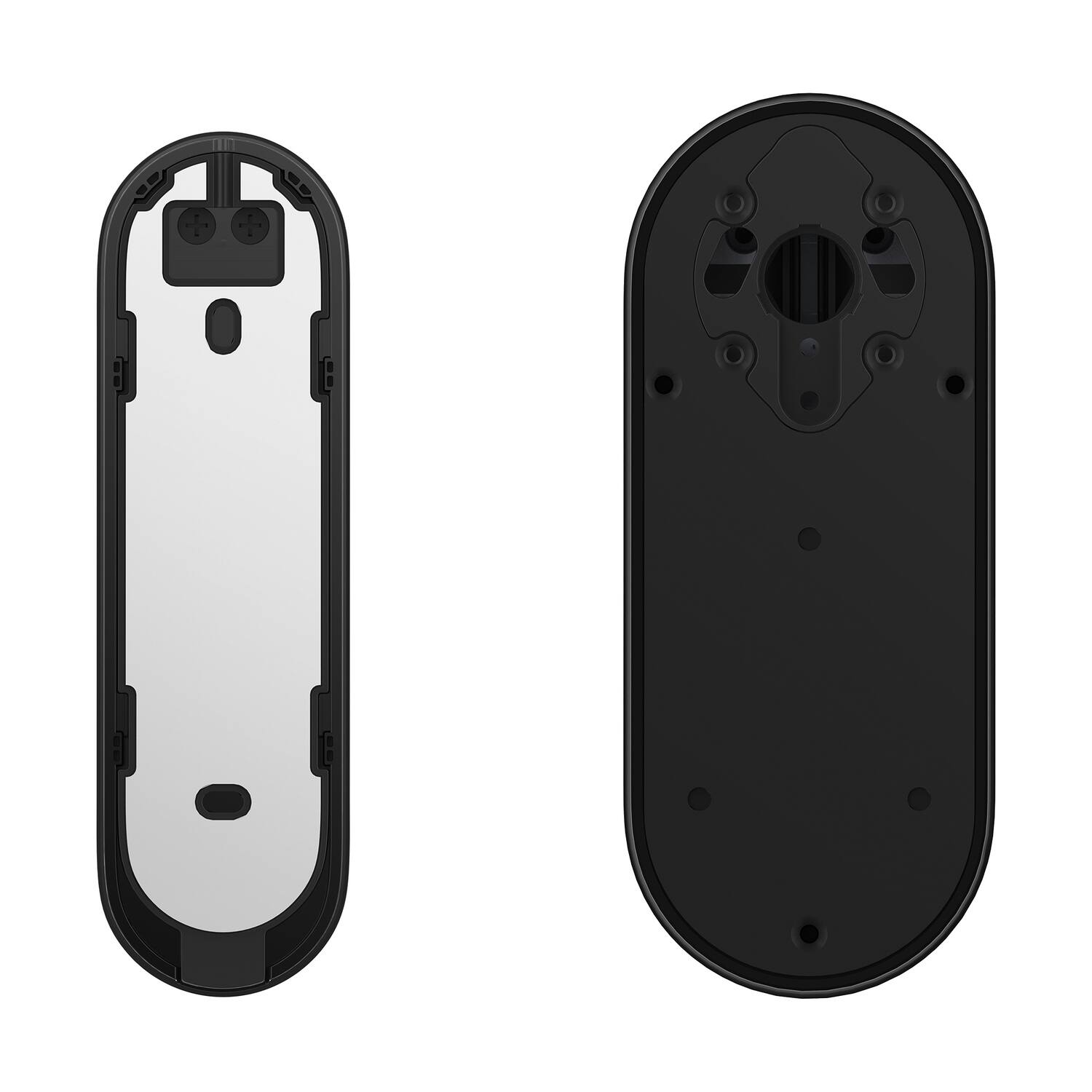 Angle. Aqara - Aqara El-d02d Smart Lock U200 Deadbolt Kit With Built-in Fingerprint Reader And Keypad (black) - black.