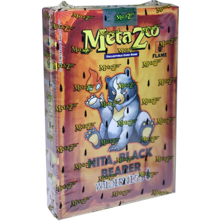 MetaZoo games - MetaZoo: Cryptid Nation TCG - Wilderness 1st Edition Theme Deck - Nita, Black Bearer price history on PriceWatchPro