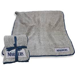 Logo Brands - Seattle Mariners 50" x 60" Frosty Fleece Team Blanket - Multicolor