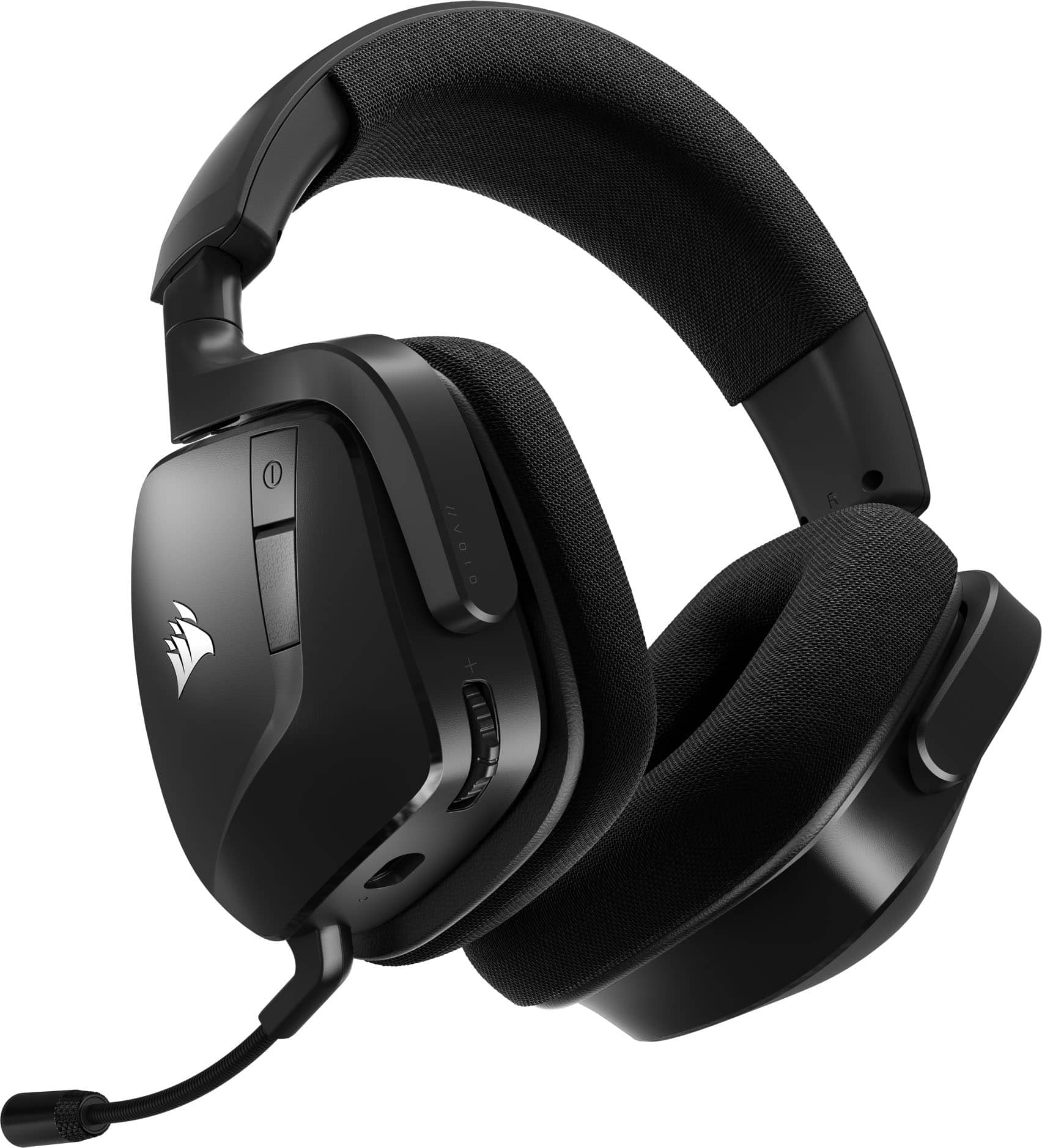 Alt View 5. CORSAIR - VOID v2 Wireless Gaming Headset for PC, PS5, PS4, Nintendo Switch, and Mobile - Carbon.