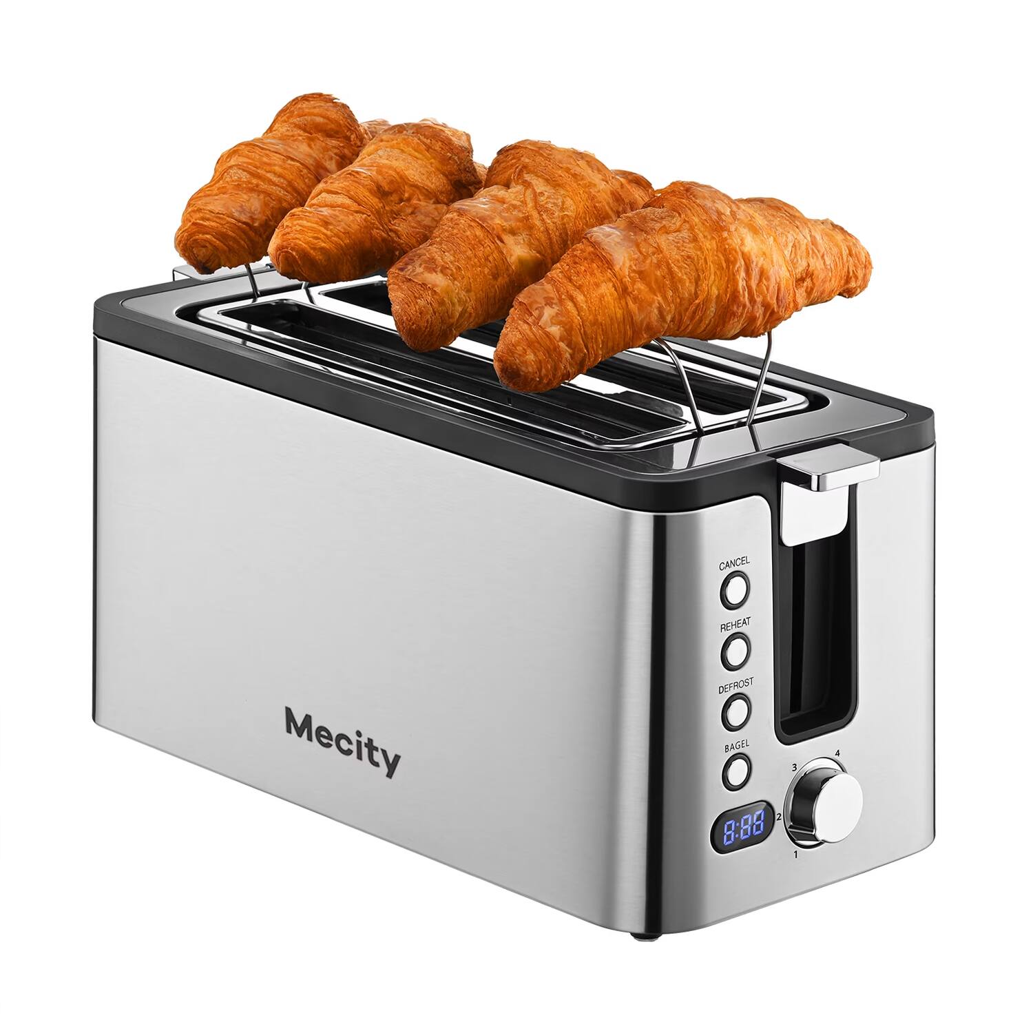 Mecity  
CANCEL REHEAT DEFROST BAGEL 3 2 8:88 1 4